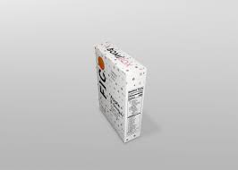Free Psd Flat Rectangle Box Packaging Label Mockup Logo Design Mockup Free Psd Mockup Free Psd