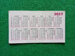 Yearly calendar showing months for the year 2017. Kalendar Kuda 2017