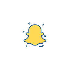 Snapchat Logo Icon - Download in Colored Outline Style