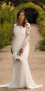 27 Graceful Plus Size Wedding Dresses Wedding Dresses Guide Civil Wedding Dresses Plus Size Wedding Dresses With Sleeves Plus Wedding Dresses
