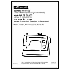 There were more sites, though. Instruction Manual Kenmore 385 15343600 Sewing Parts Online
