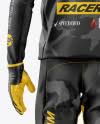 Download Motocross Racing Kit Mockup In Apparel Mockups On Yellow Images Object Mockups
