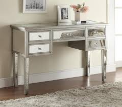 Lex Metallic Platinum Vanity Table Set Mirrored Console Table Mirrored Vanity Table Ikea Console Table