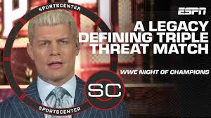 Cody Rhodes on triple threat match at Night of Champions 😤 ‘I want to beat them both’ | SportsCenter