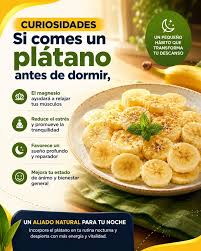 🍌💤 ¿Sabías que comer un plátano antes de dormir puede ayudarte a dormir  mejor? Un estudio publicado en el Asia Pacific Journal of Clinical  Nutrition encontró que el plátano favorece la relajación
