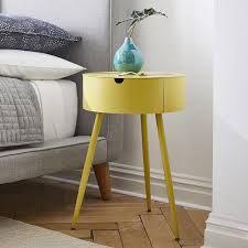 Crafted from a combination of solid. Baby Blue Matt Bedside Table Curved Coffee End Tables Home Living Seasonalliving Com