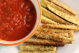 Are red robin zucchini fries breaded. Healthy Baked Zucchini Sticks Oven Or Air Fryer Skinnytaste