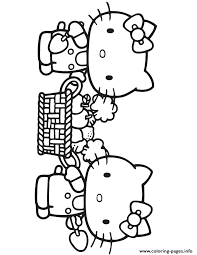 Each printable highlights a word that starts. Hello Kitty Carrying Fruit Basket Coloring Pages Printable