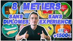Des tas de gens travaillent sans diplome ! 8 Metiers Sans Diplome Qui Rapportent Beaucoup Travailler Chez Soi 1500 Par Mois Youtube