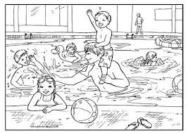 Summer pool coloring pages download and print for free. Swimming Pool Colouring Page Summer Coloring Pages Colouring Pages Fathers Day Coloring Page