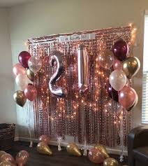 Blush And Burgundy Balloons Rose Gold Balloon Bouquet Rose By Hullaballoonsparty On Etsy Balloo 21st Birthday Decorations 21st Birthday Girl Rose Gold Party