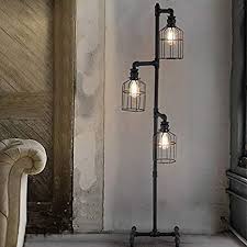 We did not find results for: Niuyao Industrial Style 60 High Track Tree Floor Lamp Iron Cage 3 Lights Pipe Led Floor Light Fixture Black 409434 Amazon Com