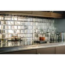 1x peel and stick tile backsplash aluminum surface mosaic tiles for kitchen wall. Mirror Backsplash Tiles Misli Poklave