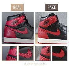 See full list on blog.klekt.com How To Spot Real Vs Fake Jordan 1 Retro Bred 2016 Legitgrails