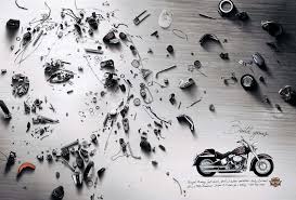 Creative Build Your Own Harley Davidson Ad Where Consumers Can Customize Their Own Bikes That Fits Your S Creative Advertising Harley Davidson Parts Print Ads