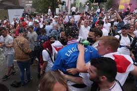 In an olympics that has delivered on so few expectations. England Fans Fight Each Other Outside Wembley Ahead Of Euro 2020 Final Vs Italy Mirror Online