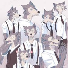 The Many Expressions Of Legosi Owlapin Beastars Furry Art Anime Wall Art Drawing And Illustration