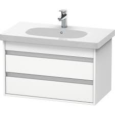 You can install a vanity for $550 or pay a contractor $1,203 to do the job. Ketho Vanity Unit Wall Mounted Kt6647 Duravit