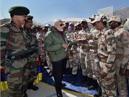 Pm Narendra Modi Celebrates Diwali With Jawans Says Orop