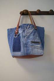 Codes promo, ventes flash, livraison offerte, trouvez le produit de vos rêves à prix réduit ! Sac Cabas En Jean Recycle Bleu Used Sacs A Main Par Mucyclone Sac En Jean Sac Cabas Recyclage De Jeans