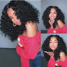 22 Spiral Curl Full Lace Unit 180 Density Natural Black Natural Hair Styles Human Virgin Hair Curly Bob Wigs