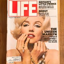 レア LIFE 1982年 8月 マリリン・モンロー 未公開写真 The Unseen Marilyn アメリカ ライフ マガジン 雑誌 ビンテージ  【L-139i-002】