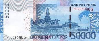 Get also a rupiah to ringgit currency converter widget or currency conversion guide sheet or chart for your website. Tukaran Mata Wang Kadar Tukaran Wang Matawang Indonesia 50 000 Rupiah