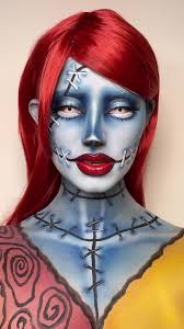 SALLY STITCHESSS 🙏🏻 #sallystitches #sallystitchescosplay  #sallystitchesmakeup #nightmarebeforechristmas #timburton #halloweenmakeup