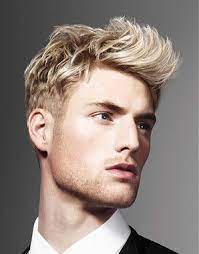 Wella Short Blonde Straight Hair Styles Ukhairdressers Com Straight Blonde Hair Blonde Guys Mens Hairstyles