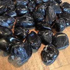 Black And Blue Stones Black Tourmaline Tumbled Stone Black Tourmaline Raw Gemstones Rocks Tumbled Stones