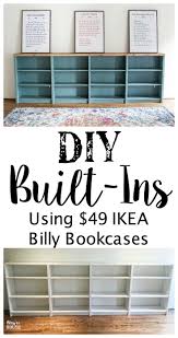 Diy Playroom Bookcase Built Ins Ikea Billy Bookcase Diy Playroom Bookcase