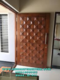 Kusen aluminium & upvc we serve u better than better  021.88950987, 0817186878, 081280873788. Model Pintu Rumah Single Desain Minimalis Kotak 3d Contoh Pintu Lebar Ikhsan Furniture Jepara