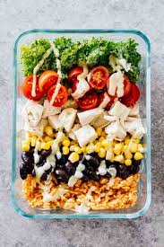 Brightly hued breakfasts are the best way to start the day. Meal Prep Southwest Chicken Burrito Bowls Jar Of Lemons