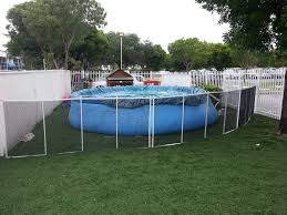 Fits standard above ground pool fence post. Baby Guard Pool Fence Of Miami Florida Pool Fences Above Ground Pool Fence Fence Around Pool Pool Fence