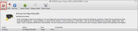 Your printer is designed to print only when all ink cartridges have ink. Can I Print Using Black Ink Only When My Colour Cartridge S Are Empty Epson