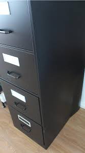 If you do this, please send me a picture! Staples 4 Drawer Vertical Legal File Cabinet Black Staples Ca