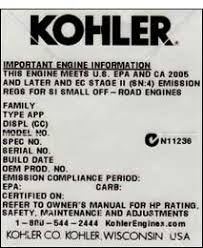 Locating Model Numbers Just Lawn Mower Parts