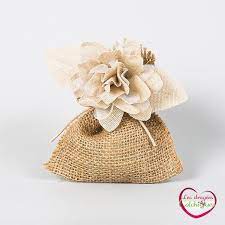 Contenant A Dragees En Jute Champetre Chic Bonbonniere Mariage Boite Dragees Mariage Sachet Dragees