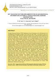 Tenaga nasional berhad (abbreviated as tnb; Pdf Key Success Factors Implementation In Geographical Information System At Tenaga Nasional Berhad Distribution Electrical Network