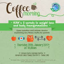 Join Vernus Early Learning Center Jlt For Coffeemorning Session As We Talk About Health And Fitness Myth Early Learning Centre Early Learning Learning Centers