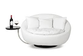 The living room it would be in is 22 x 14 with cathedral ceilings, and the settee is 5 ft wide. Round Swivel Chairs White White Leather Chair Modern Lounge Chairs Round Swivel Chair