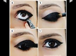 easy black eye makeup for going out