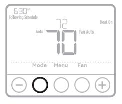 I have honeywell t4 pro thermostats i locked it . Honeywell T4 Pro Series Thermostat Manual