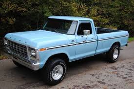 Used To Have A Powder Blue One Like This Classic Ford Trucks 79 Ford Truck Ford Trucks