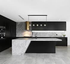 Black And Gold Kitchen Design Ideas Wk Quantum Quartz On Instagram Black Gold M A R B L E The Perfect Kitchen Combination By Modern Kitchen Design Kitchen Design Small White Modern Kitchen