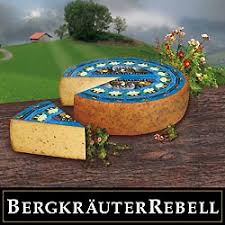 Bergkrauterrebell Hay Milk Cheese With Fresh Mountain Herbs Sulzberg Austria Steingaden Germany Rebell Deutschland