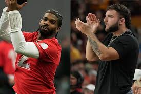 Cam Skattebo playfully roasts Shedeur Sanders at charity event: Watch the  hilarious exchange | Marca