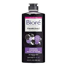Biore Charcoal Self Heating One Minute Mask Review Biore Charcoal Cleansing Micellar Water 13 5 Ounce Charcoal Cleanser Best Skincare Products Micellar Cleansing Water