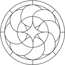 Free Stained Glass Patterns Geometric Circles Stained Glass Patterns Free Stained Glass Quilt Mosaic Patterns