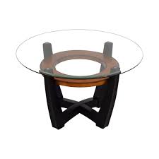 Rated 5 out of 5 stars. 84 Off Macy S Elation Round Glass Wood Coffee Table Tables